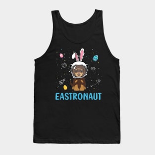 Eastronaut Dachshund Astronaut Easter Day Tank Top